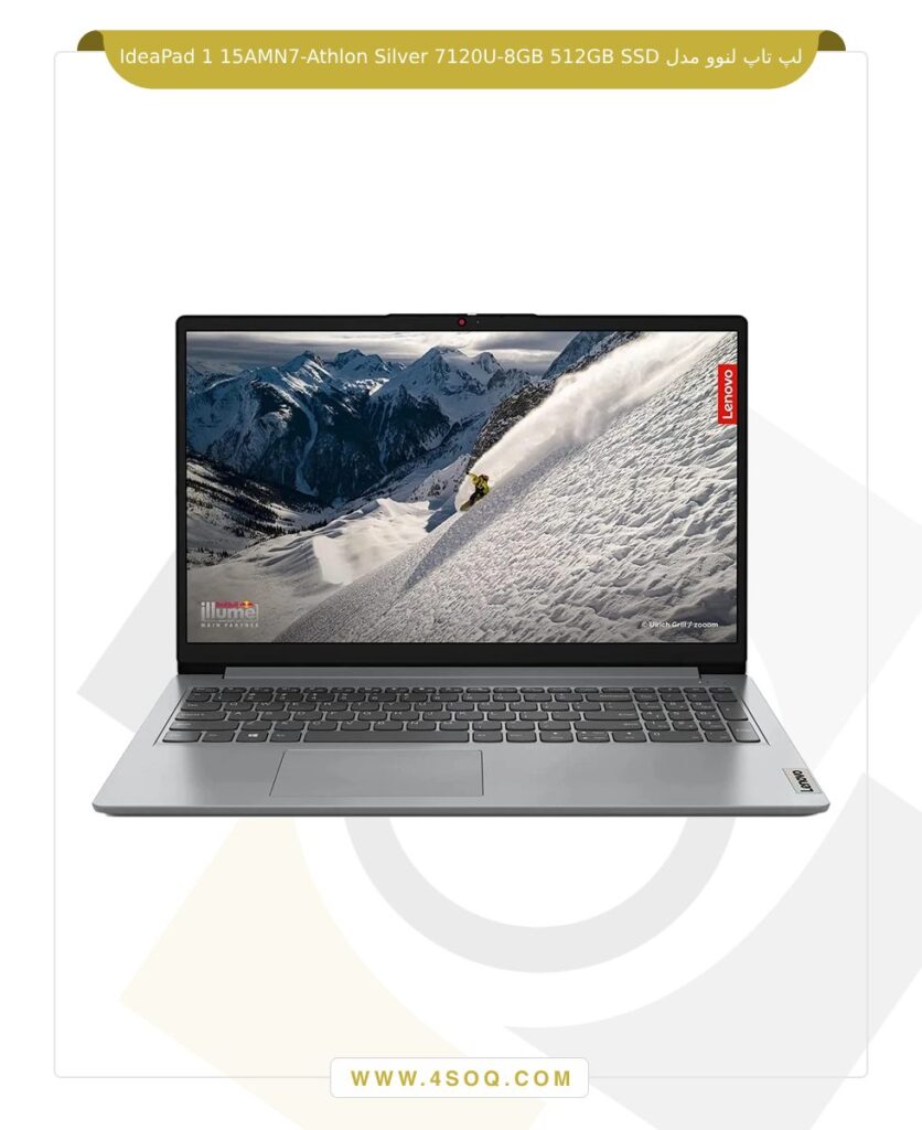 لپ تاپ لنوو مدل IdeaPad 1 15AMN7-Athlon Silver 7120U-8GB 512GB SSD