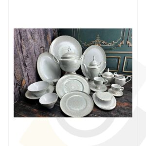سرویس چینی ۶ نفره لورن، طرح کوئین شا